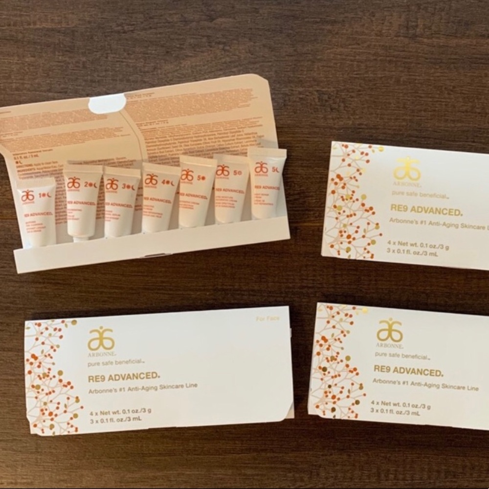 Arbonne RE9 Advanced Face sets